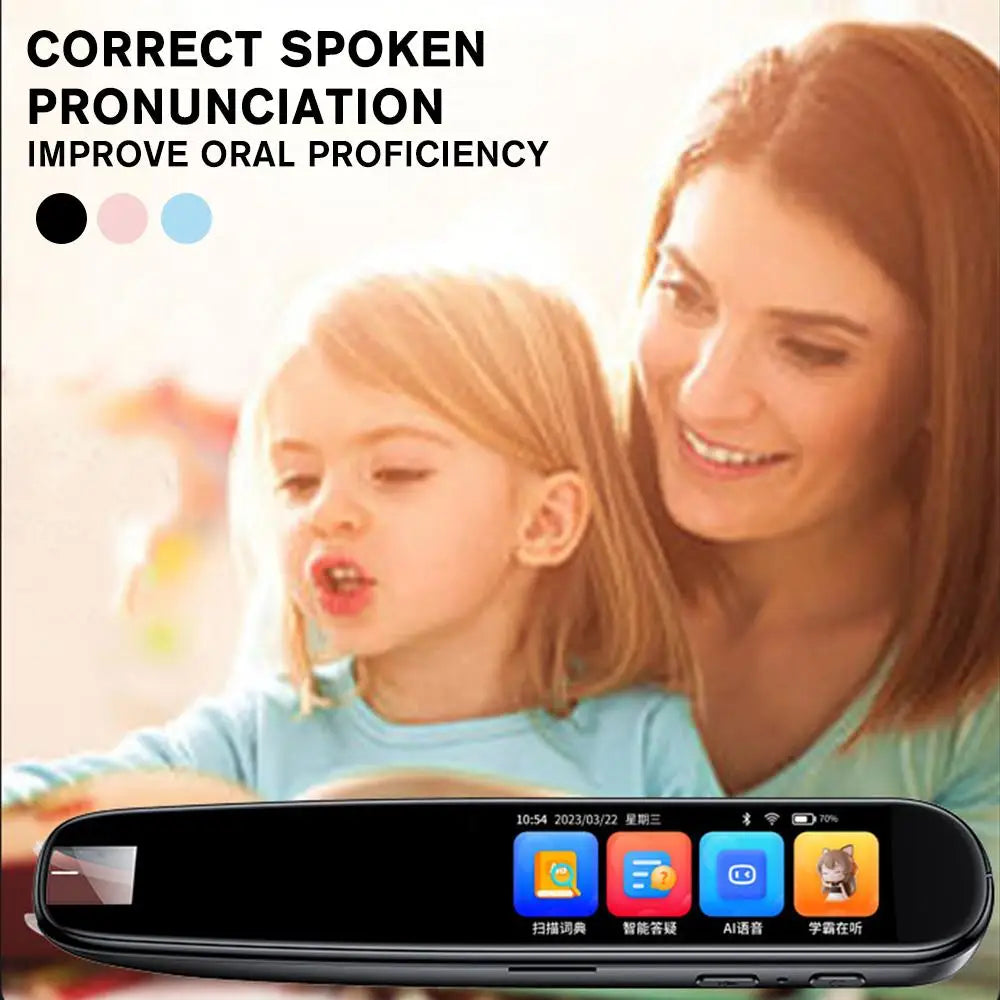 Offline Translation Pen - 123 Languages, Scanning & Point Reading, Teacher & Student Translator